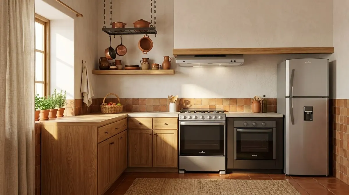 Cocina con Estufa Mabe EM7657CSIS
