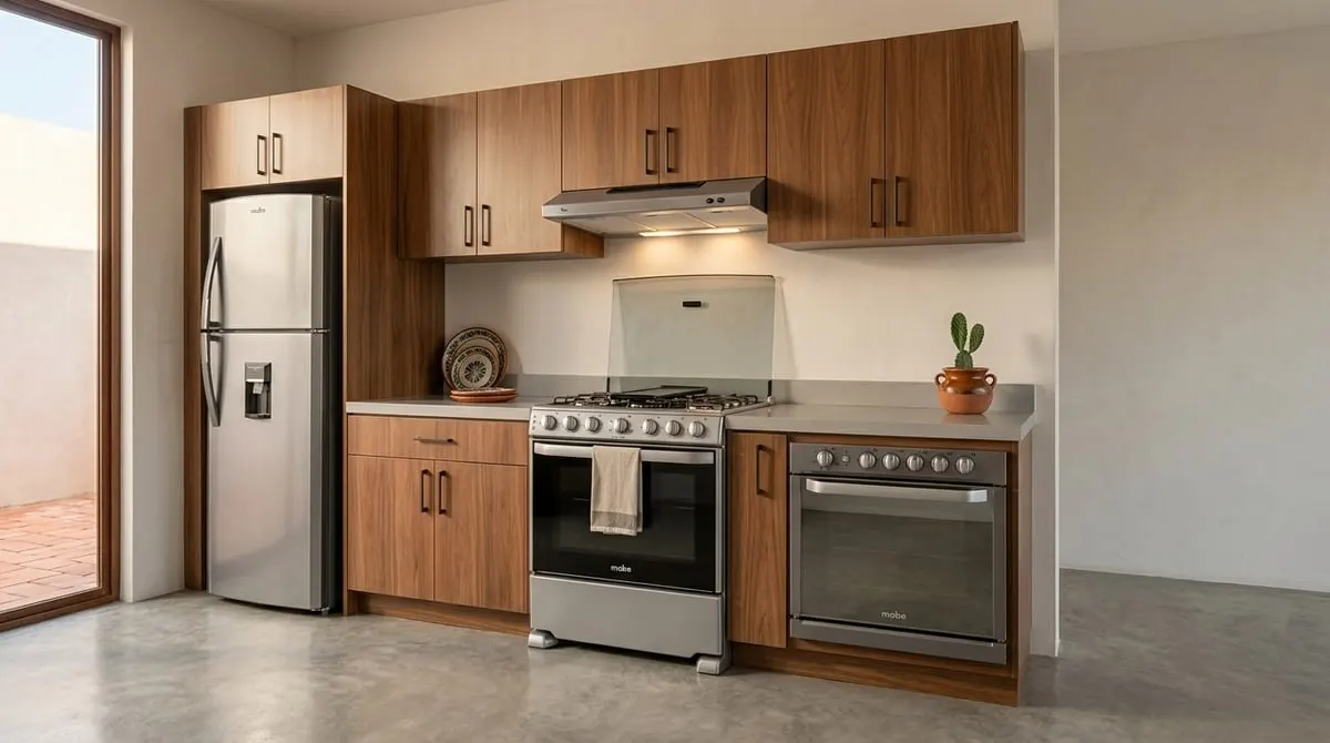 Cocina con Estufa Mabe EM7657CSIS