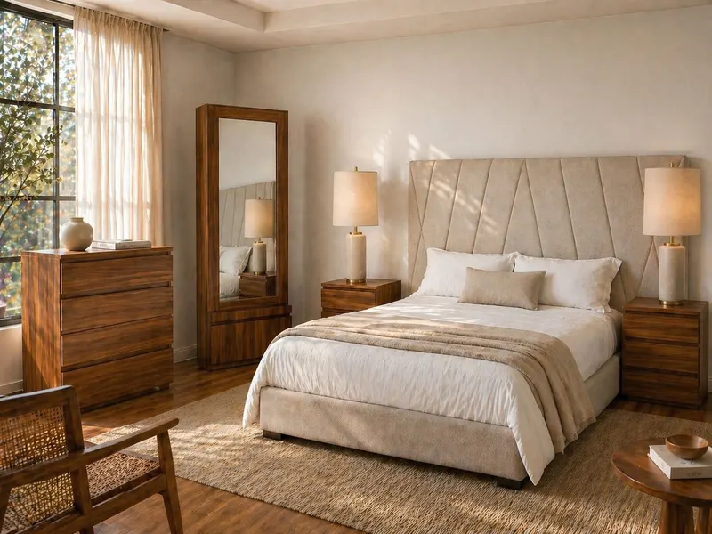 FASEWI MUEBLES Recamara Tanjiro King Size