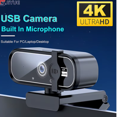 4K HD Mini Webcam With Microphone 2K Full HD Webcam 30fps Autofocus USB Web Cam For Auto Focus PC Laptop