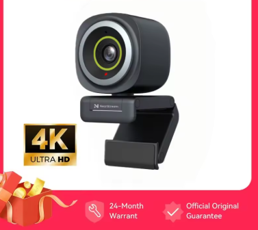 4K Webcam HDR 1080P@60FPS Noise Canceling Mic 45°-95°Adjustable FOV Auto Focus