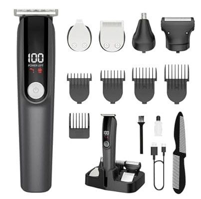 Beard Trimmer for Men, Electric Razor for Nose, Body, Face and Mustache