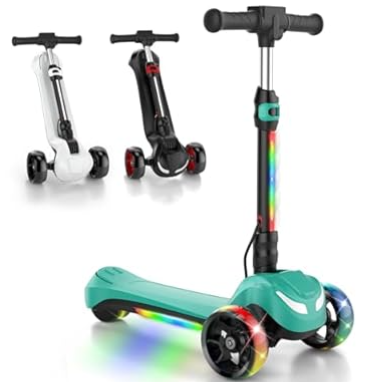 Electric Scooter for Kids Ages, 3-Wheel Electric Scooter,