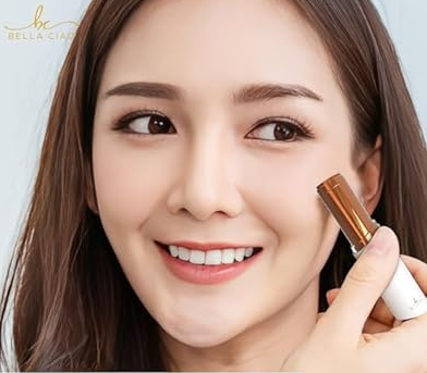 Facial Hair Removal for Women Device, White | Precise, Gentle Beauty & Personal Care Products for Ladies | Flawless Touch Facial Hair Remover for Women wLED Light | Face Razors 1