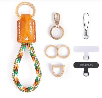 project-cb Phone Finger Ring Strap 1,Phone Tether Tab 2,Phone Lanyard,Phone Strap,Key Chain,Key Ring 2,