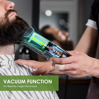 Vacuum Beard Trimmer for Men 1