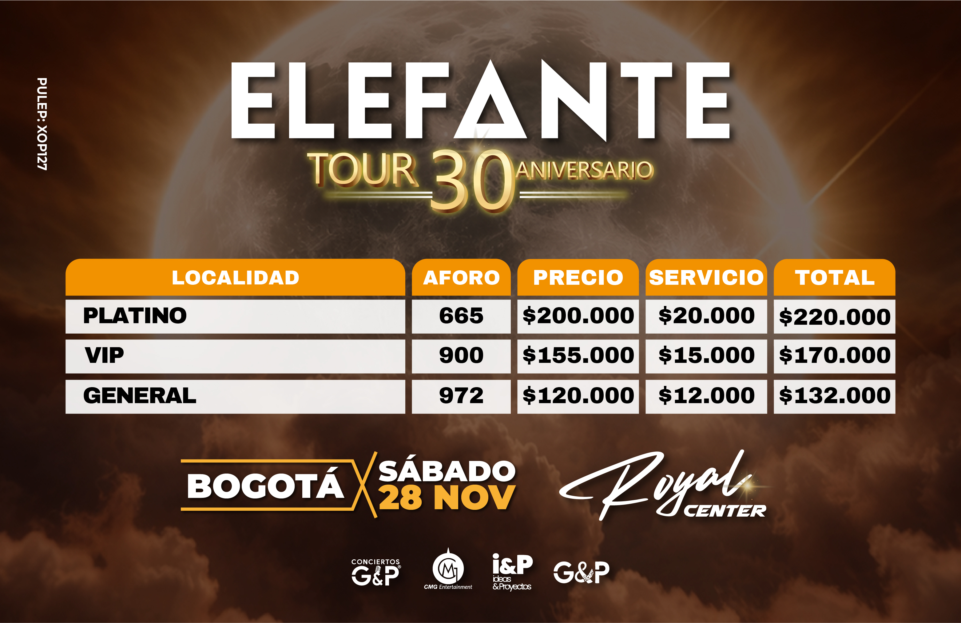 Información Gira Elefante