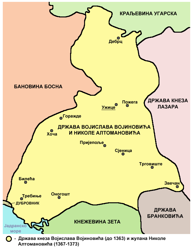 Земља Војиновића (1355-1373)