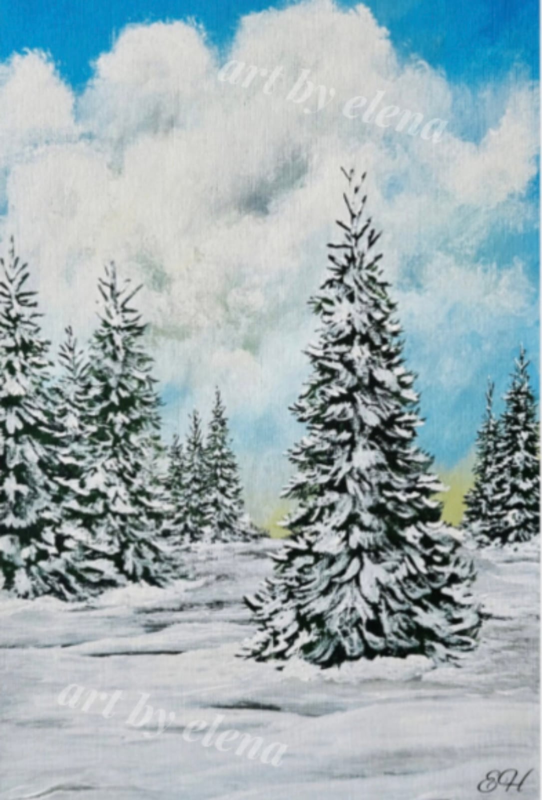 Snowy weather