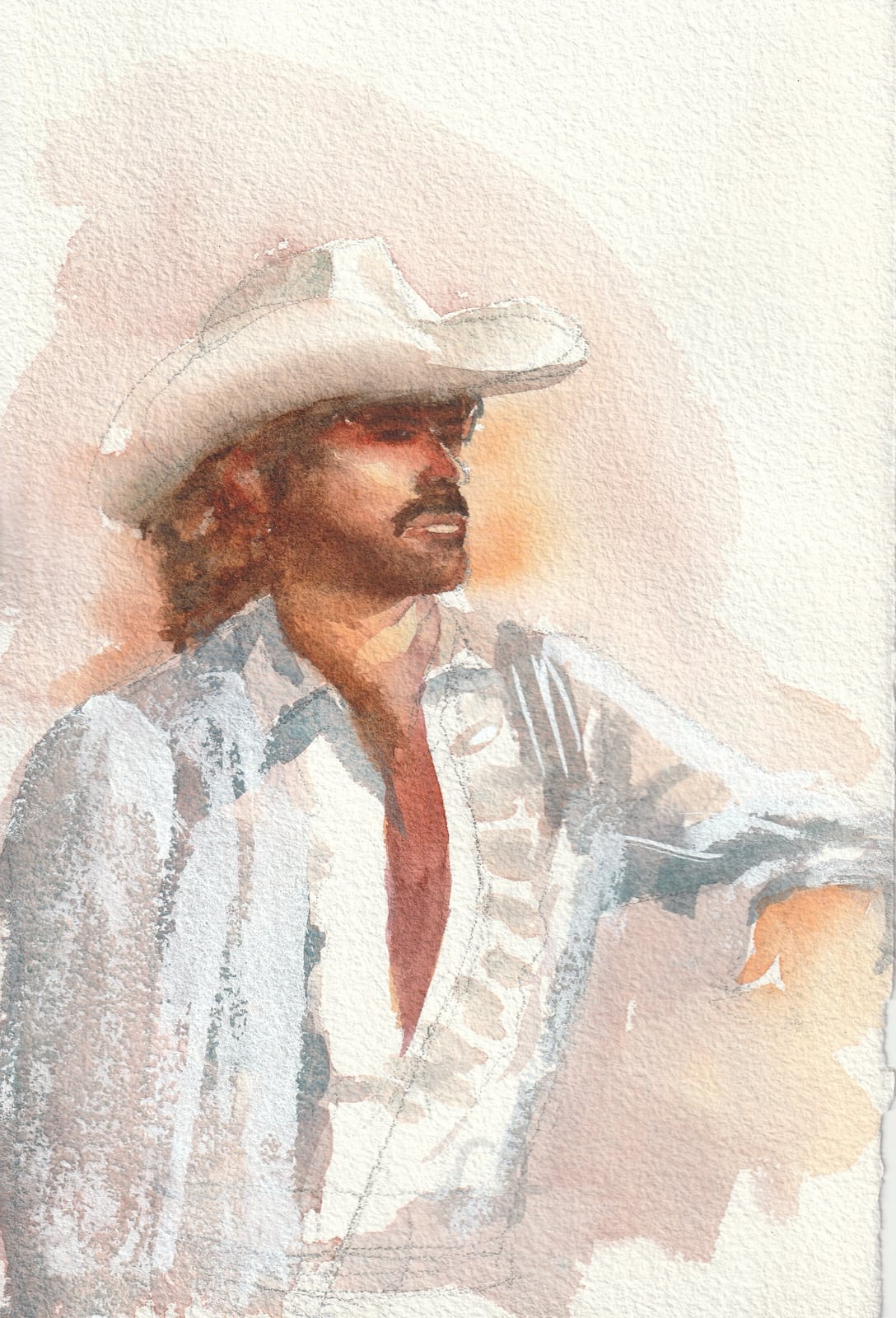 Cowboy in White