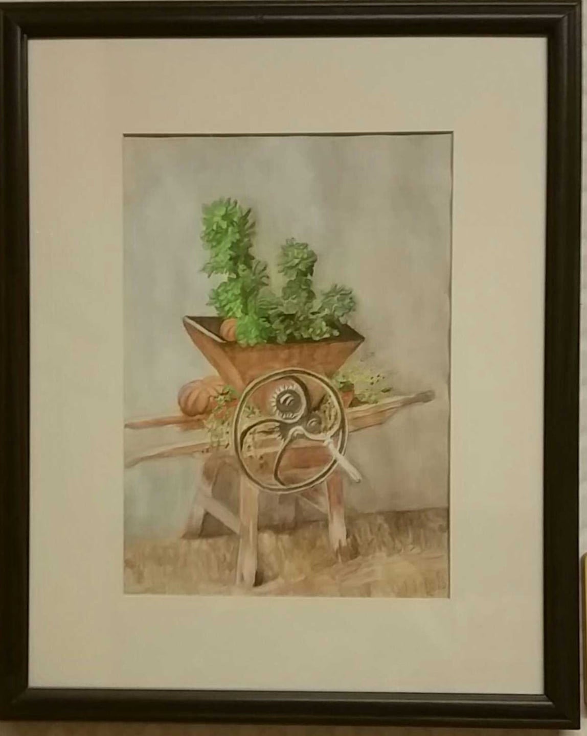 “Antique Sicilian Olive Press” Watercolor