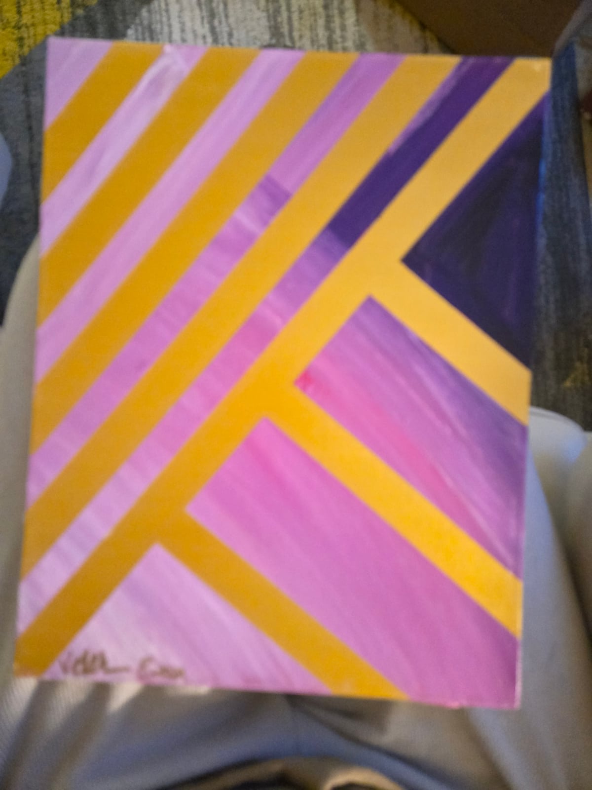Purple and gold