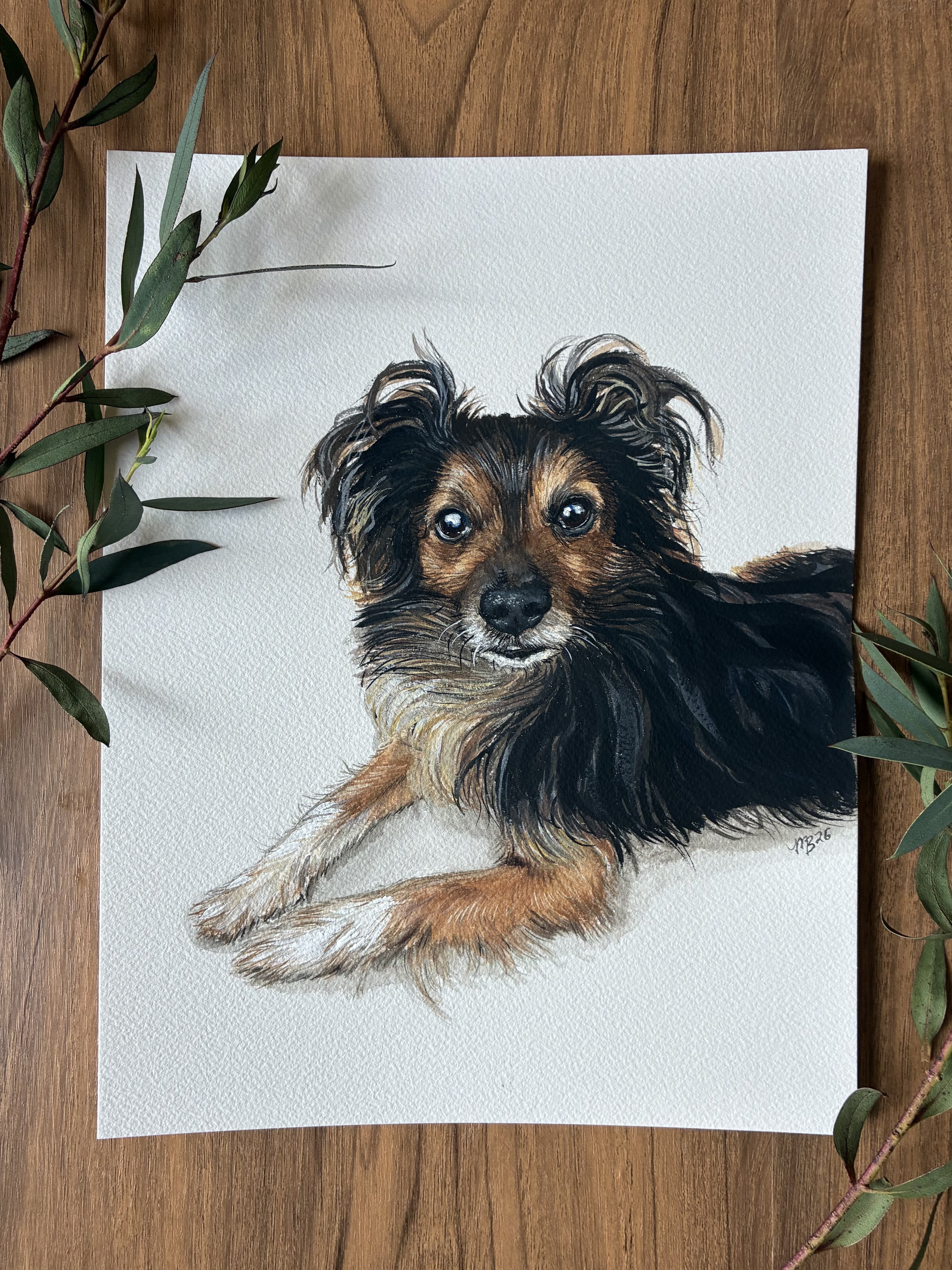 8x10” Pet Portrait (Made to Order)