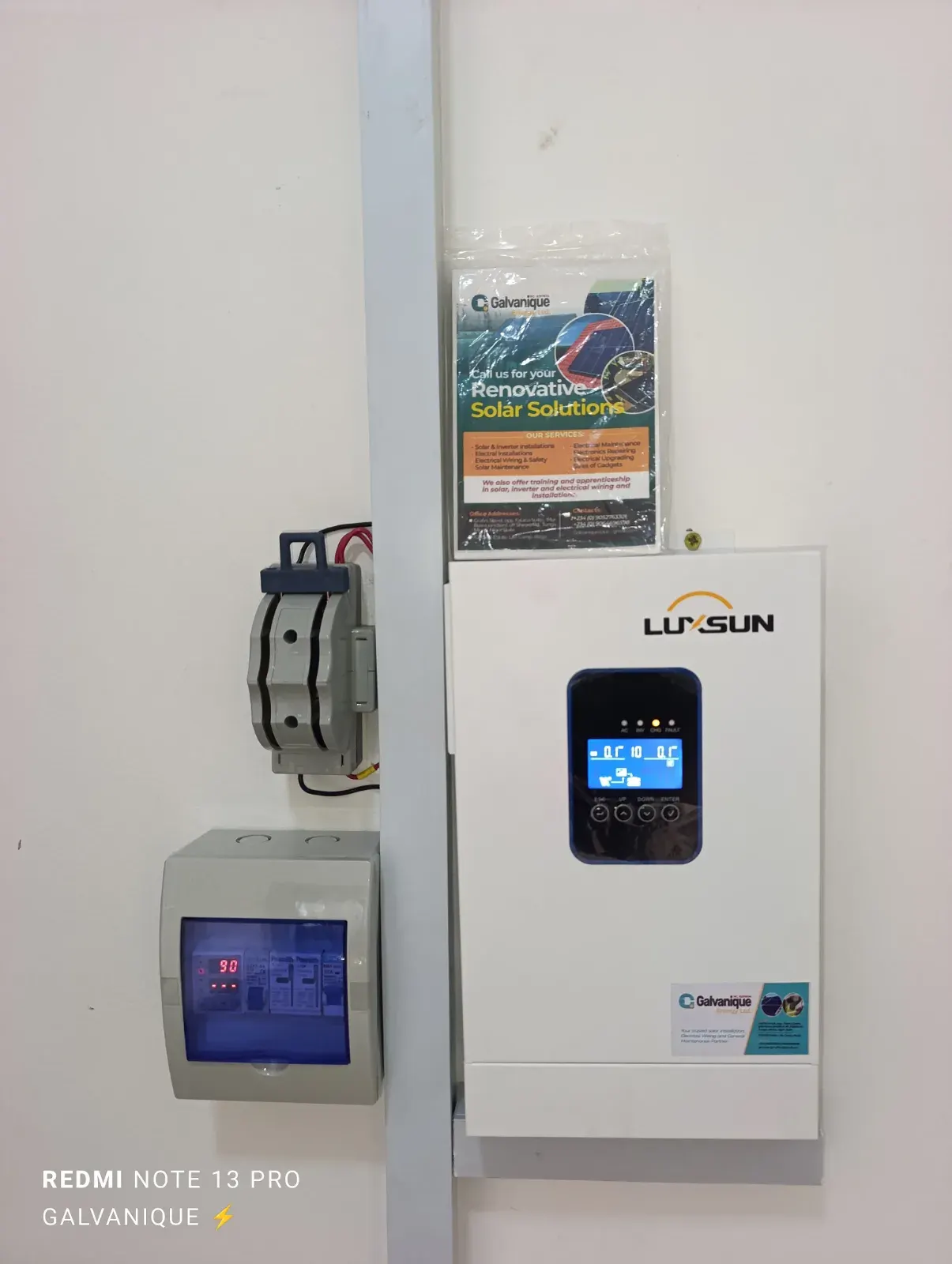 2KVA 2.56KWh, 1.3kw PV setup, photo 4 of 4