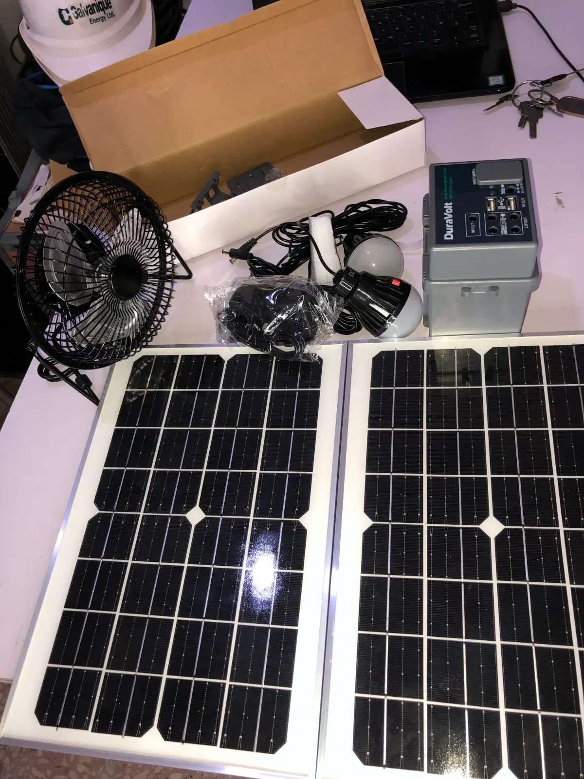 Duravolt 5-in-1 Solar Power Rechargeable Pack- Lithium Battery, photo 3 of 3