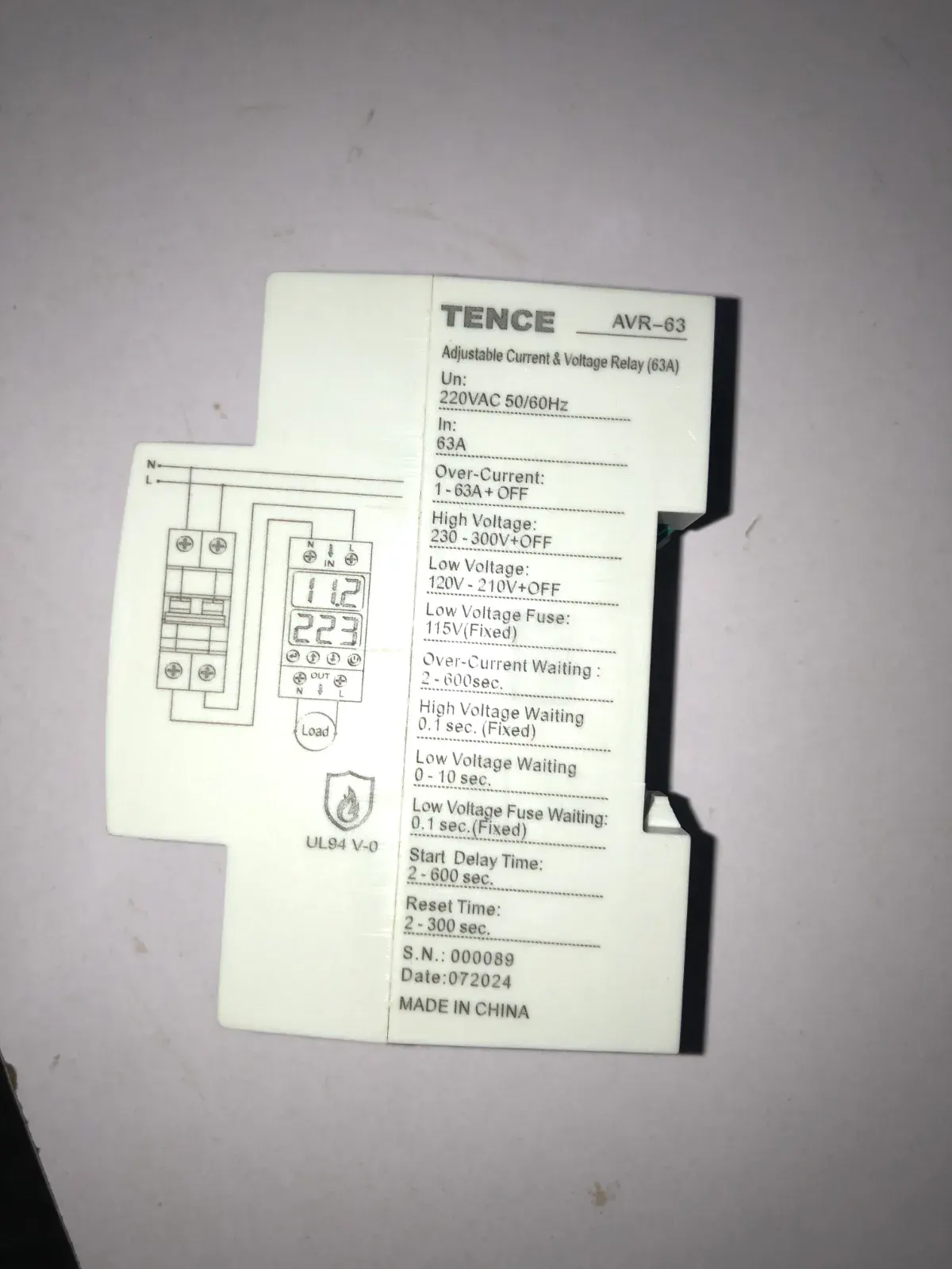 Adjustable under and over voltage regulator (AVR), photo 2 of 3