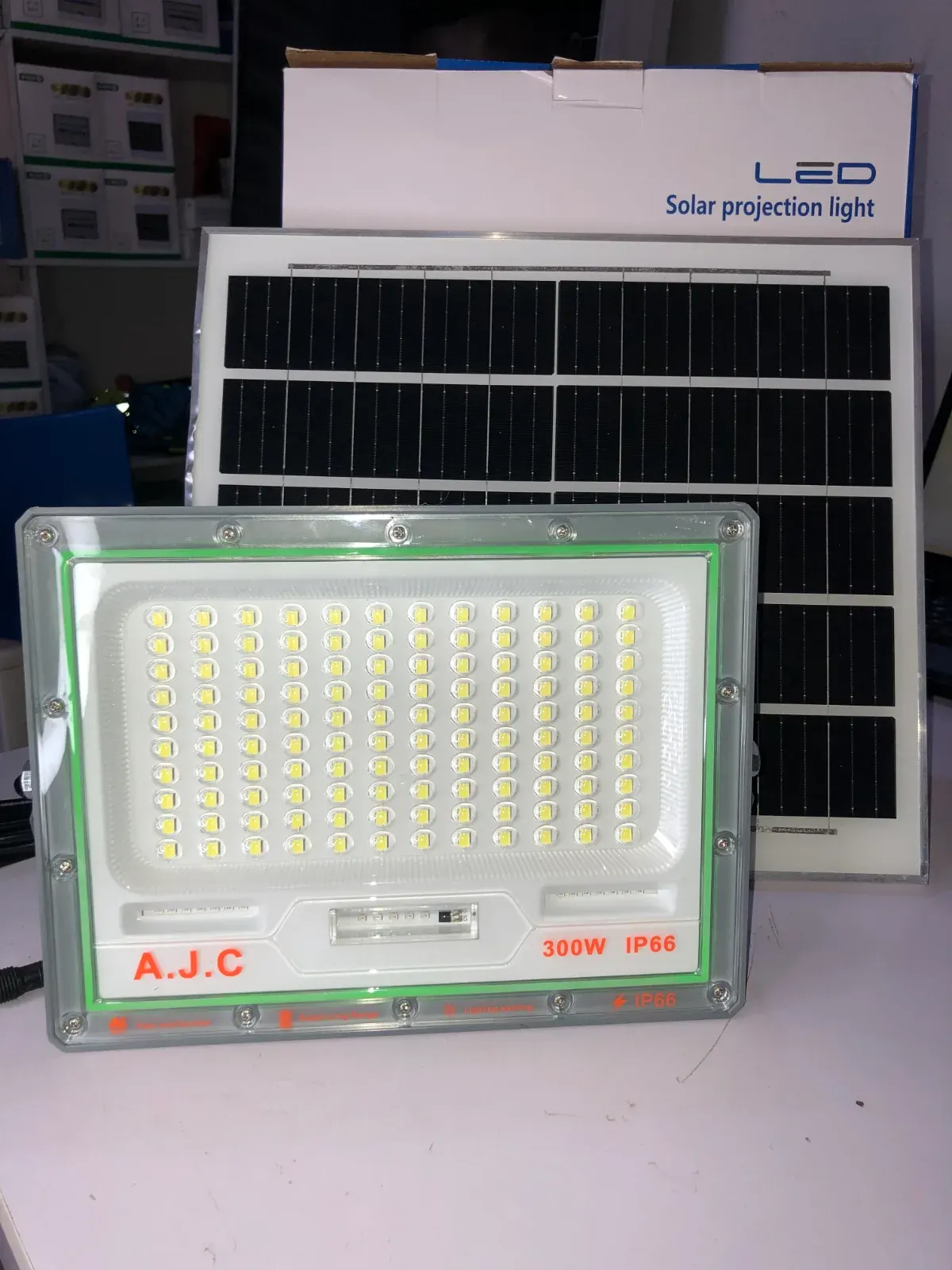 300W LED solar flood light