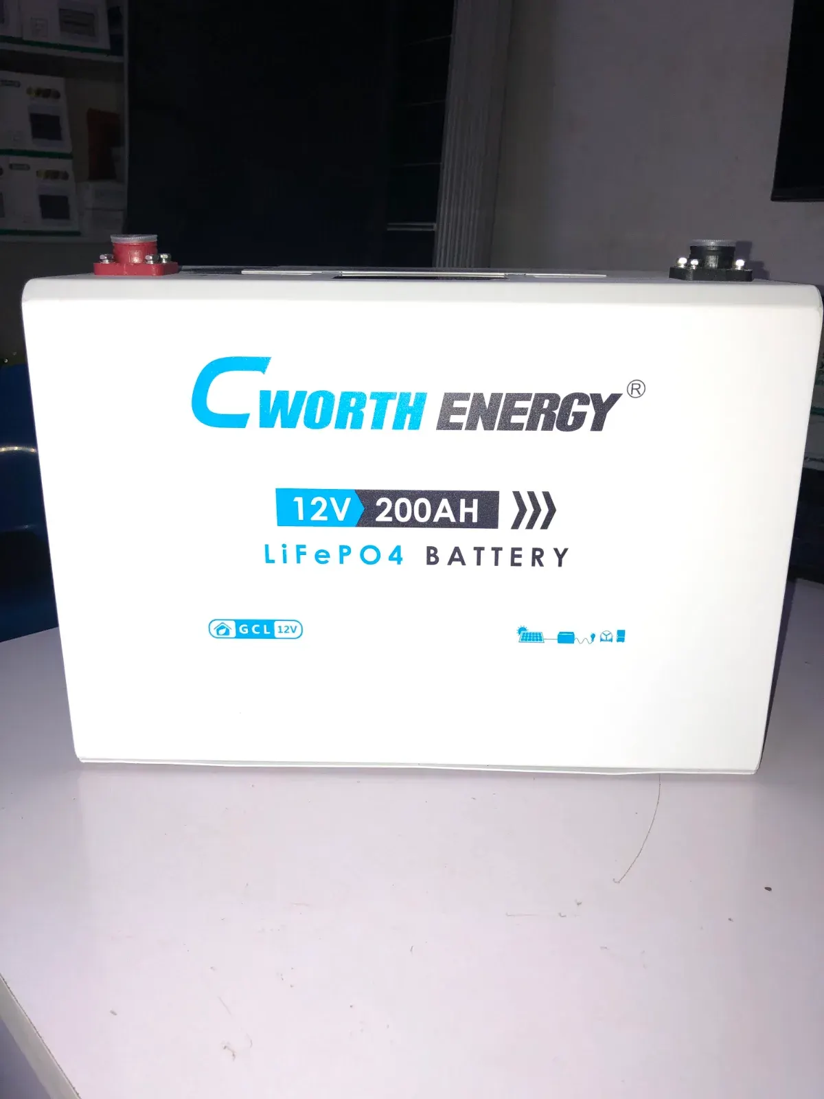 2.56KWh Cworth Lithium Battery (200Ah 12V)