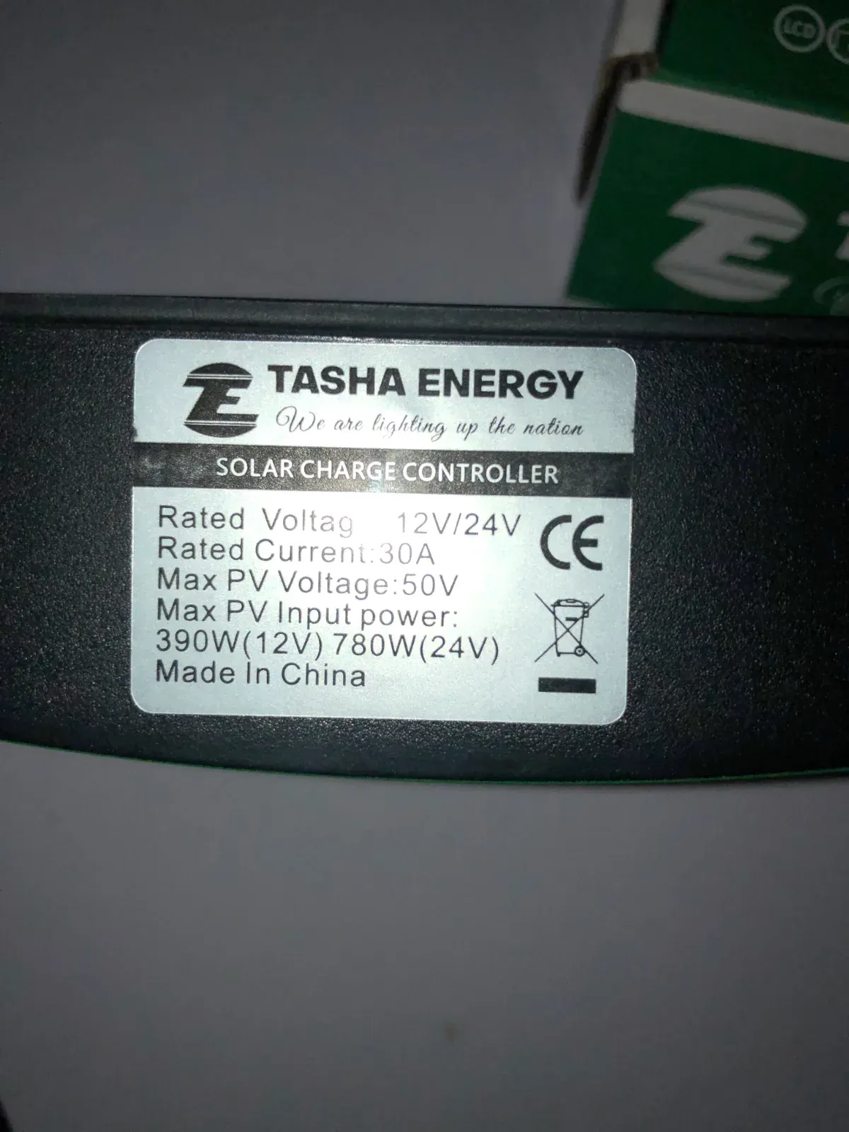 PWM 30A/12V/24V Solar Charge Controller, photo 2 of 2