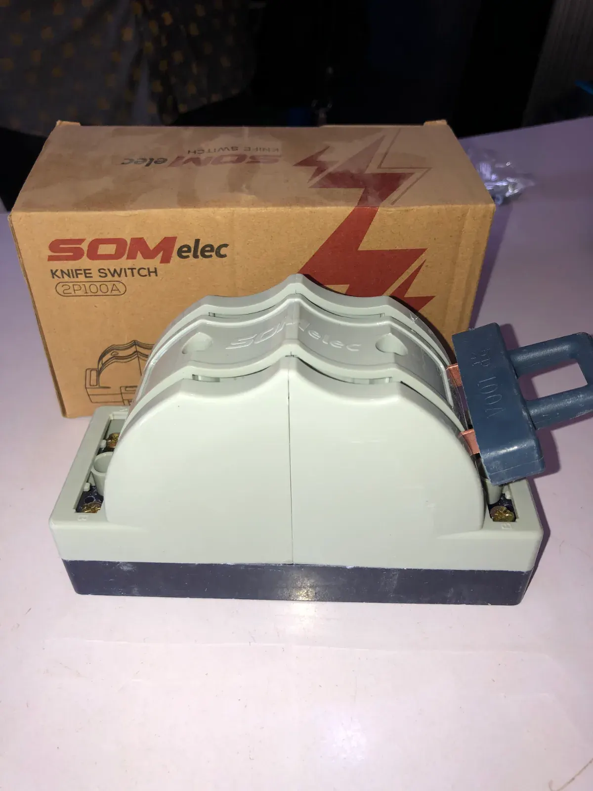 100A 2pole Normal changeover knife switch