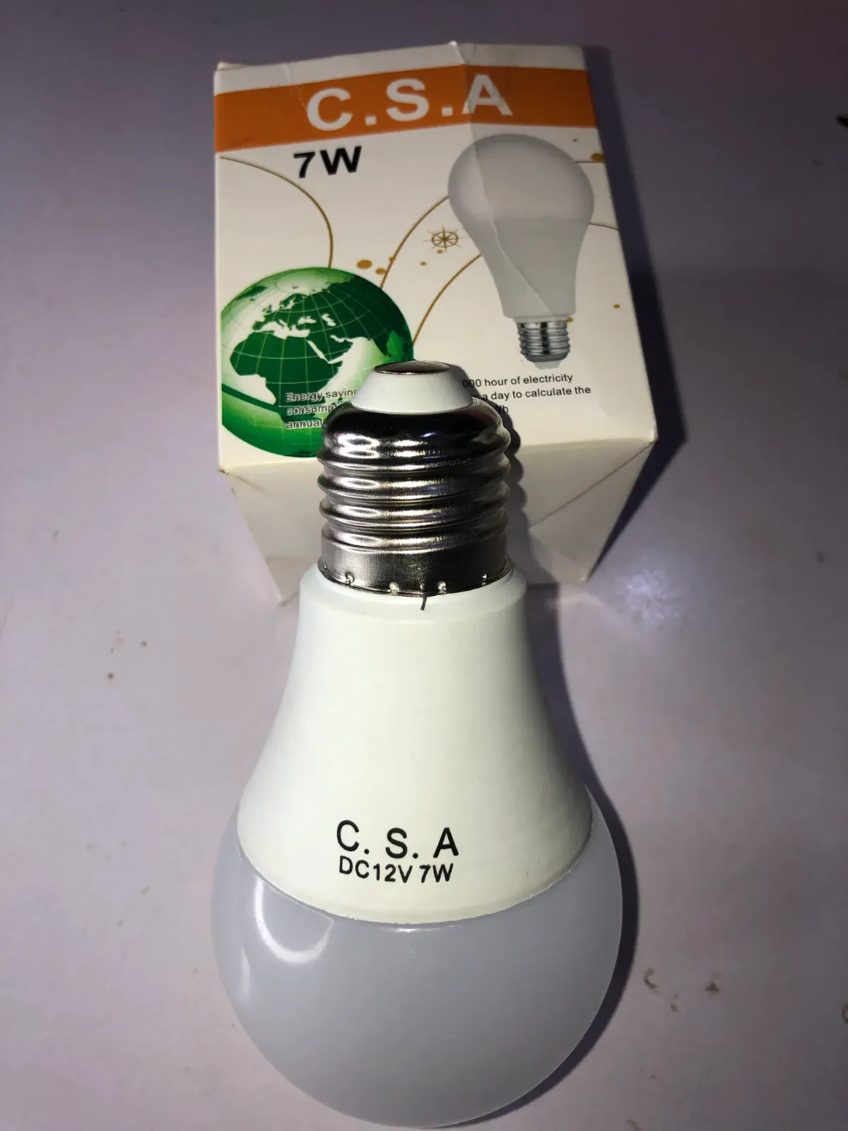 7W/12V DC BULB ( SCREW BASE)