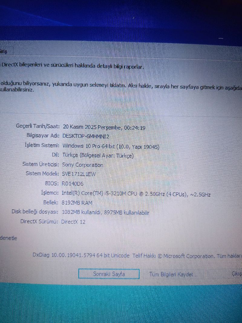 Sony laptop  3
