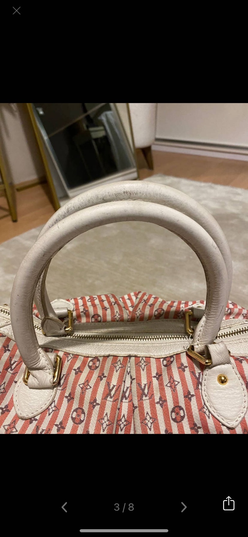 louis vuitton croisette marina mini lin bag 2
