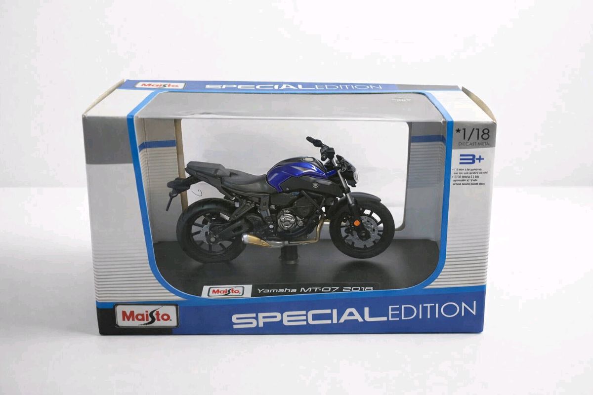 Maisto 1:18 Yamaha MT-07 2018 Special Edition Diecast Metal Model