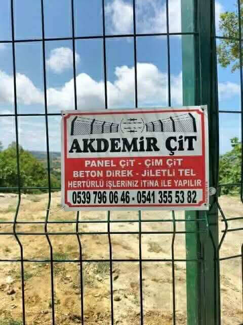 Çit tel panel çit Çim Çatalca Silivri Tekirdağ Kırklareli montaj iletişim numarası 05413555382 2