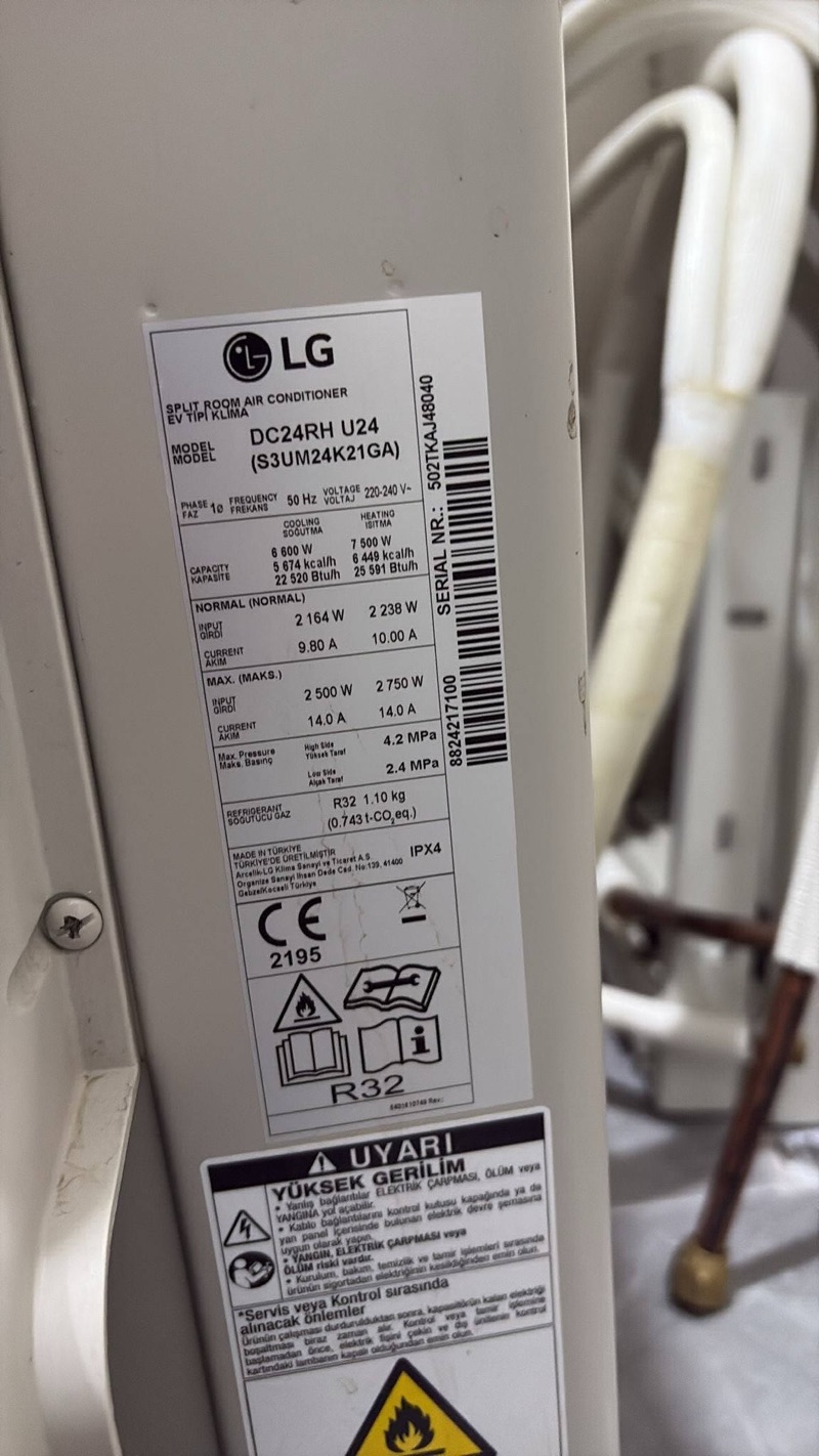 Lg Sirius Inventer Wifi Klima 24.000 BTU DUALCOOL SERİSİ 3