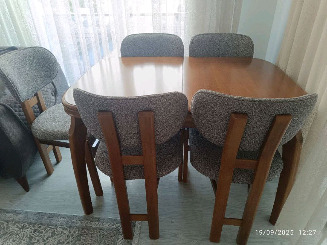 ceviz ağacı masa sandalye 2