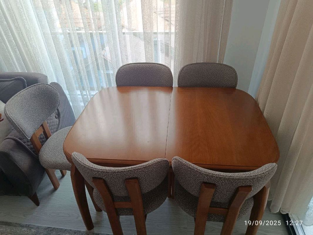 ceviz ağacı masa sandalye 3