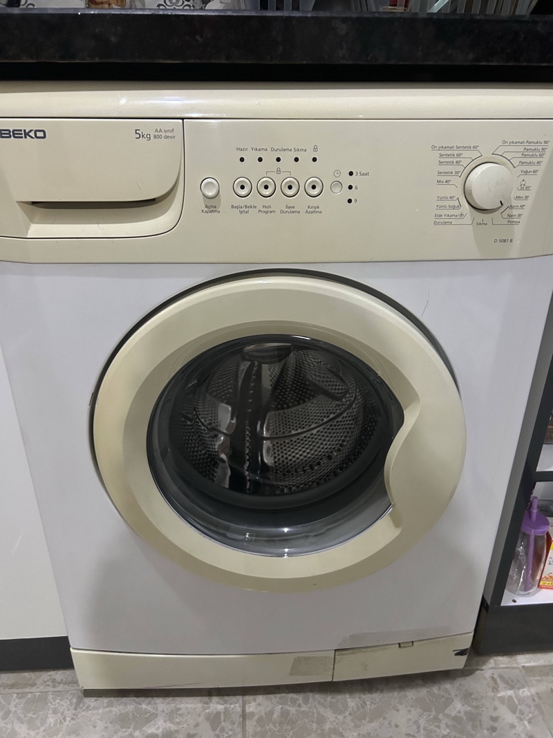 5 kg 800 devir AA sınıf çamaşır makinesi