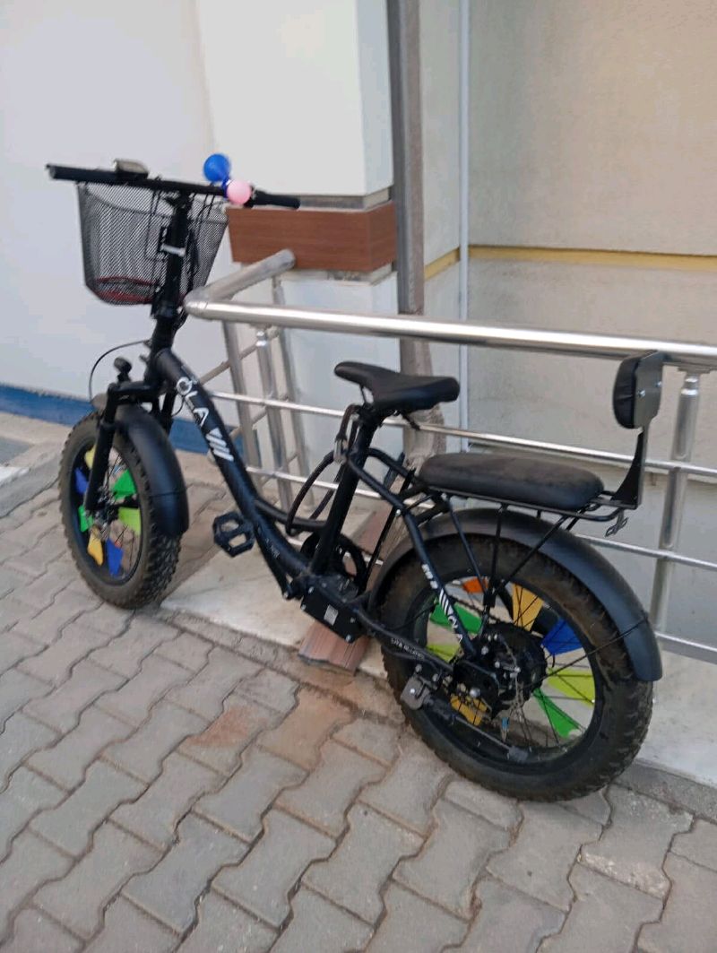 ola elektirikli bisikletin aksesuarlarını kendim taktırdım  bisiklete sonadan masraf yaptım  alacak olana hayırlı olsun 3