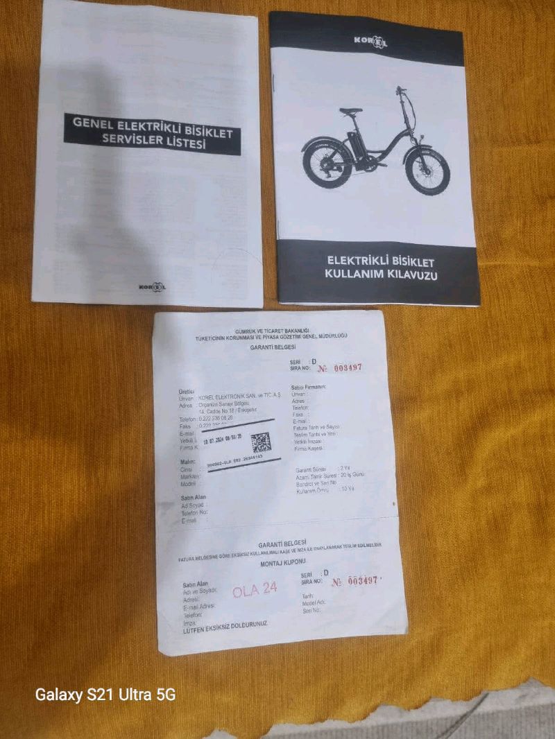 ola elektirikli bisikletin aksesuarlarını kendim taktırdım  bisiklete sonadan masraf yaptım  alacak olana hayırlı olsun 5