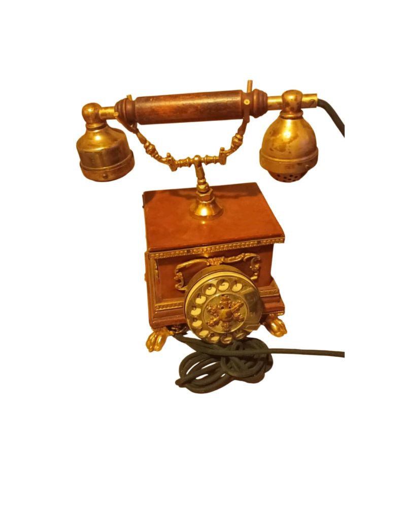 Antika ahşap telefon 2