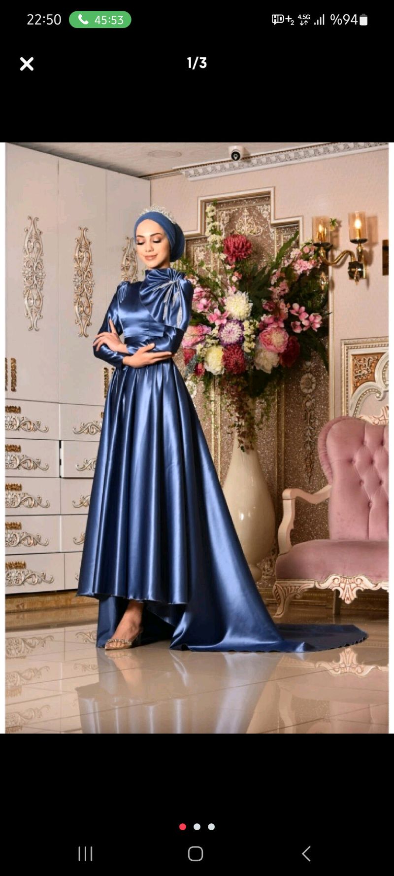 Tesettür abiye elbise 