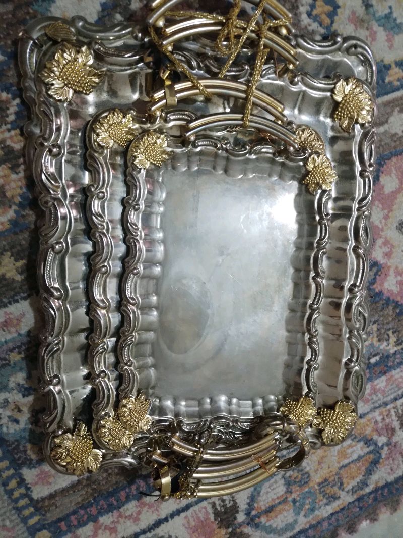 vintage tepsi 4 adet  2