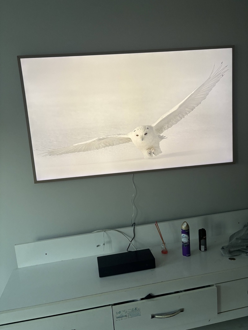 sıfır ayarında Samsung frame tv 3