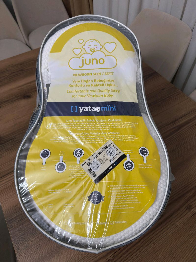 Yataş Mini Juno Yenidoğan Bebek Yatağı (Koruma Bantlı)