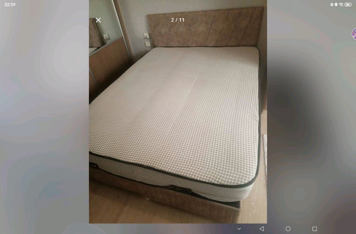 cifkişilik tek kişilik uygun fiyatlı sıfır ve ikinci el baza başlık yatak 2