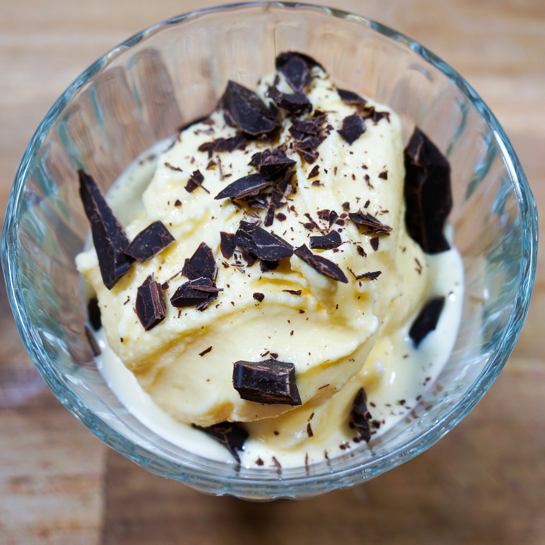 How2Eis ohne Ei (Fruchteis)