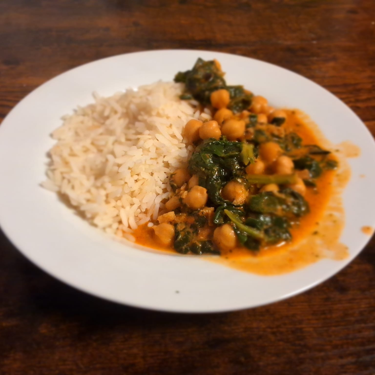 Kichererbsen-Spinat-Curry