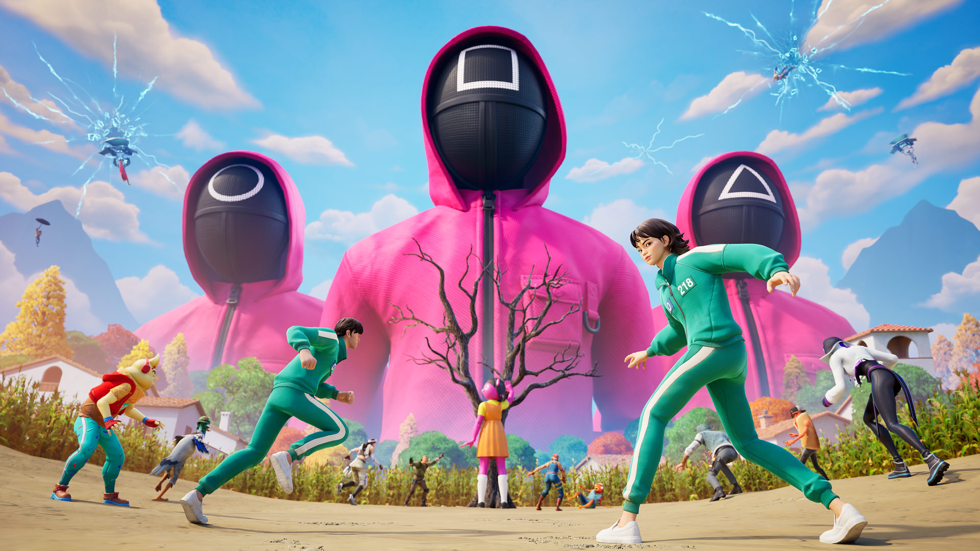 リロードのイカゲームのマップ「イカグラウンド」で生き残りをかけて戦おう！
