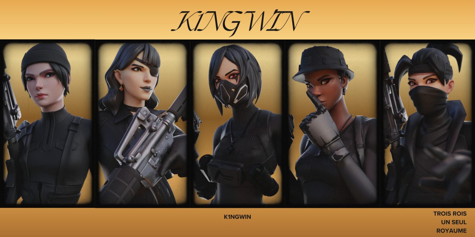 Banniere de l'equipe K1NG E-Sport