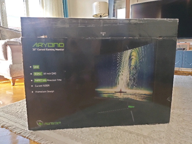 Monster Aryond 32" 1ms 165hz QHD Gaming Monitor