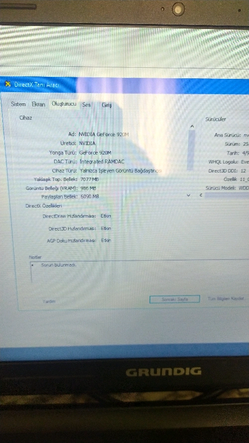 Bilgisayar Laptop Dizüstü 
