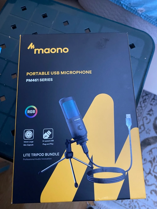 Maono PM461TR RGB USB Mikrofon 192Khz/24