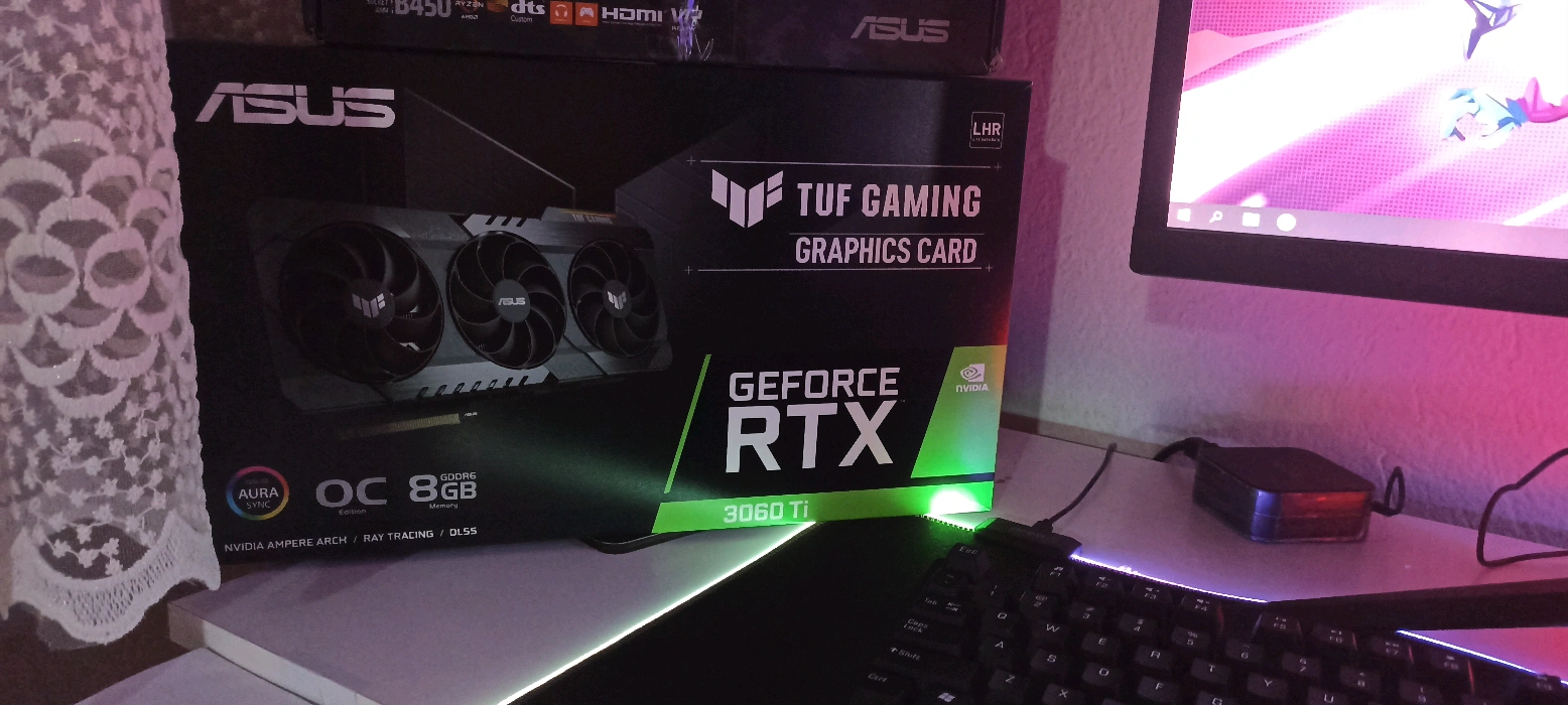 Asus Tüf 3060Ti Gaming Pc+240 Hz Monitor