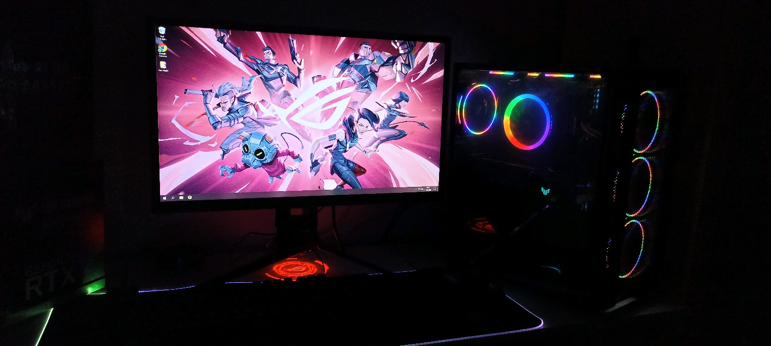 Asus Tüf 3060Ti Gaming Pc+240 Hz Monitor